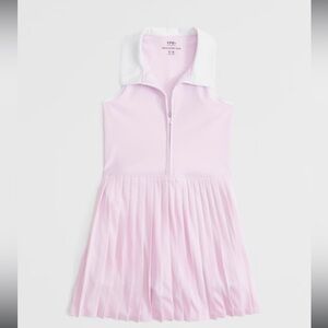NWT Abercrombie Kids Ybp Half-Zip Mini Dress Powder Pink 15/16